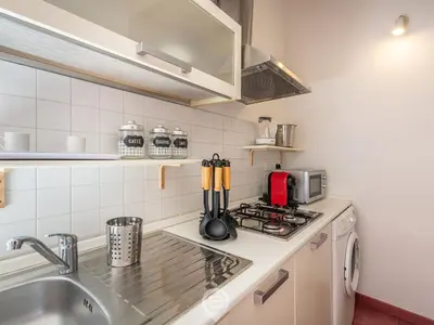 Cucina o angolo cottura di La Finestra sul Corso