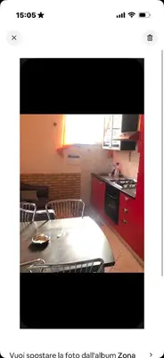 Cucina o angolo cottura di Trilocale vicino alla spiaggia
