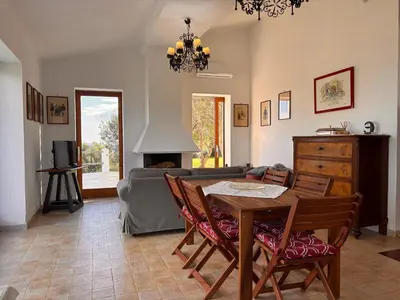 Area soggiorno di Villa Olga