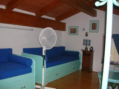Letto o letti in una camera di Villa Silvia