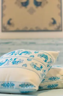Letto o letti in una camera di Appartamento Le Pavoncelle