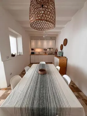 Letto o letti in una camera di Dòmo Anděl Sardinia