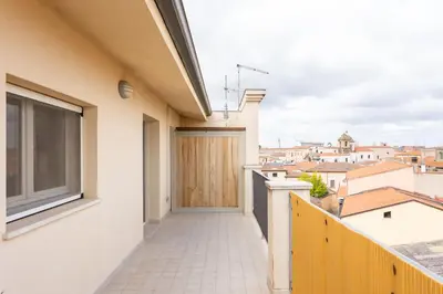 Balcone o terrazza di Attico Eleonora- Terrazza & parcheggio in centro