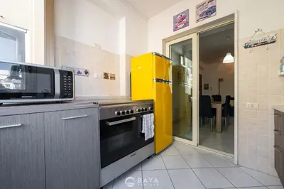 Cucina o angolo cottura di Cozy 1BR near Poetto Beach