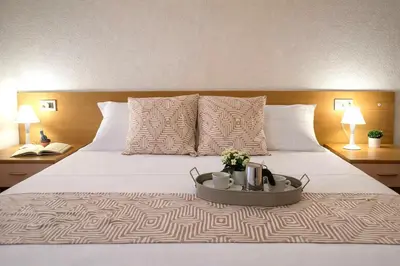 Letto o letti in una camera di Casa Prasciolu