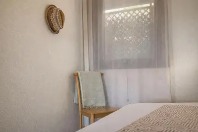 Letto o letti in una camera di Casa Prasciolu