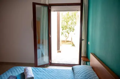 Letto o letti in una camera di House Gennauara