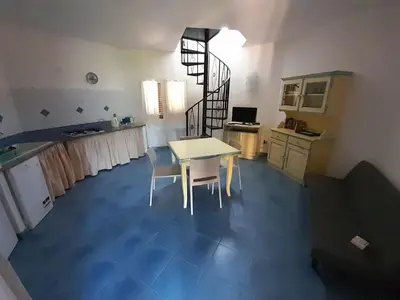Cucina o angolo cottura di Beachfront Costarei