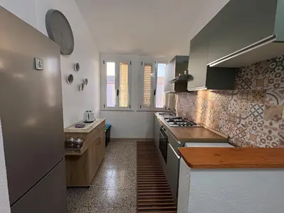 Cucina o angolo cottura di Domus Ulìamare Vacation Apartment - Cardedu