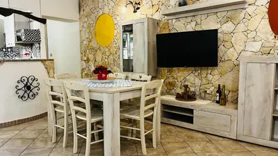 Cucina o angolo cottura di The Blue Sea Apartments