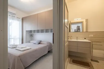 Letto o letti in una camera di L'ulivo di Villasimius