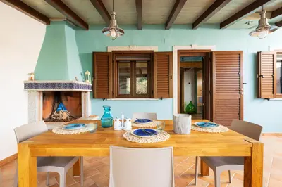 Planimetria di Sa Marina Holiday House - al mare con giardino