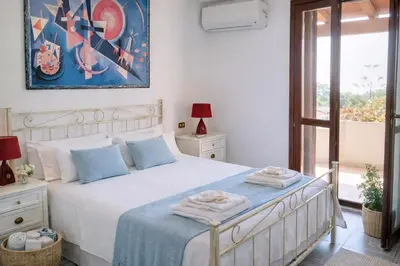 Letto o letti in una camera di BlueMind