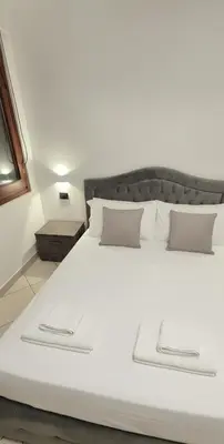Letto o letti in una camera di Domus Fra