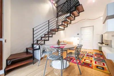Area soggiorno di Angioy 54 Loft, Cosy flat in central Cagliari