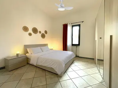 Letto o letti in una camera di Casa degli Alpaca