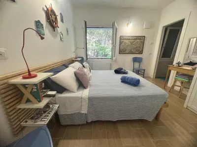 Letto o letti in una camera di Villa Maya with Garden 1000m to 300m from the sea in PULA
