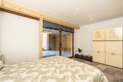 Letto o letti in una camera di Casa Ale in centro