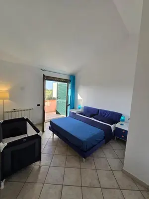 Letto o letti in una camera di La Casa Nel Borgo