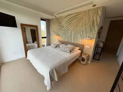 Letto o letti in una camera di VILLA CARGIU - Luxury Sea View