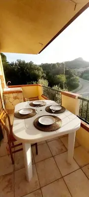 Paesaggio naturale nelle vicinanze della villa