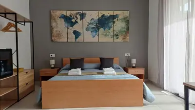 Letto o letti in una camera di Oris