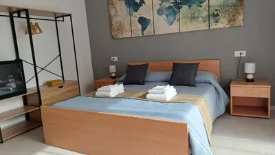 Letto o letti in una camera di Oris