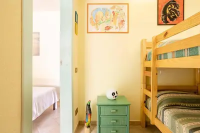 Letto o letti in una camera di Seaside Villa Near the Beach, Garden & BBQ