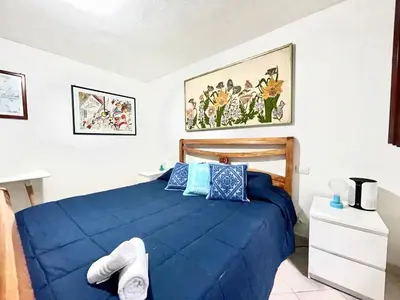 Letto o letti in una camera di Home Nicola Jago