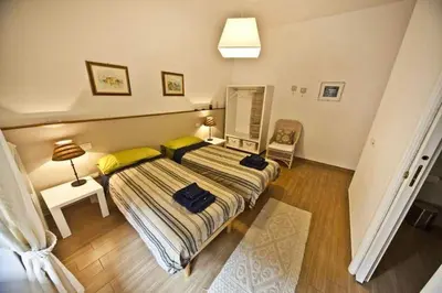 Letto o letti in una camera di B&B Livingstone
