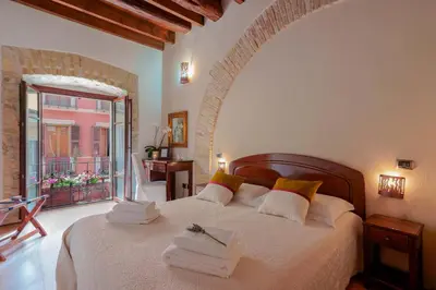 Letto o letti in una camera di Sa Domu Cheta