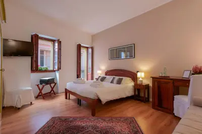 Letto o letti in una camera di Sa Domu Cheta