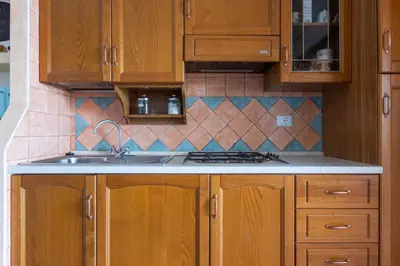 Cucina o angolo cottura di GuestHost - L'Artista sul Mare Sea-Wiev Villa