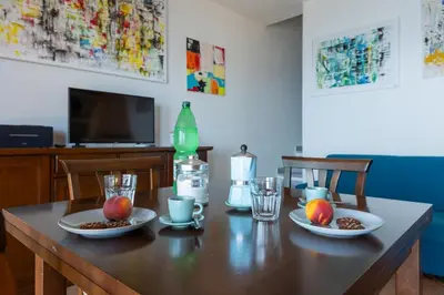 TV o dispositivi per l'intrattenimento presso GuestHost - L'Artista sul Mare Sea-Wiev Villa