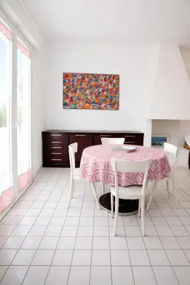 Area soggiorno di Le Monachelle Luxury Apartment in Villasimius