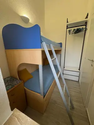 Letto o letti in una camera di Casa Charlie, vista mare a 2 passi dalla spiaggia