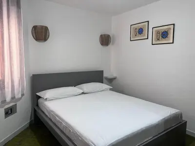 Letto o letti in una camera di Casa Rey