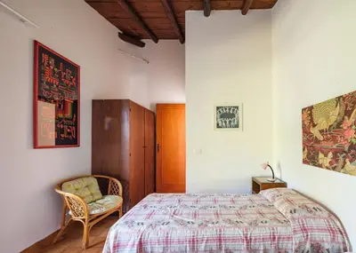 Letto o letti in una camera di Villa Elena 200m from the beach