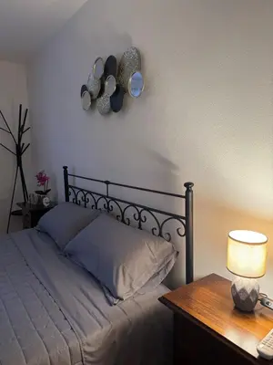 Letto o letti in una camera di Il Rifugio di Ludo