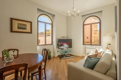 TV o dispositivi per l'intrattenimento presso Terrazza Privata- Eleganza mediterranea in Centro Città