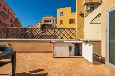 Balcone o terrazza di Terrazza Privata- Eleganza mediterranea in Centro Città