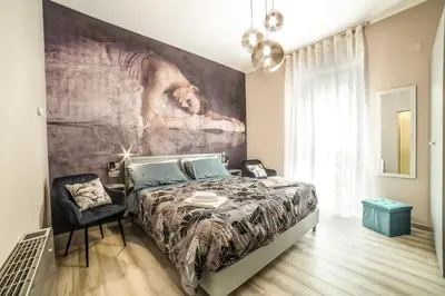 Letto o letti in una camera di Tzia Lillina B&B
