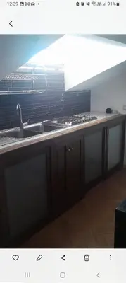 Cucina o angolo cottura di Aqua vida metro cagliari molentargius parck