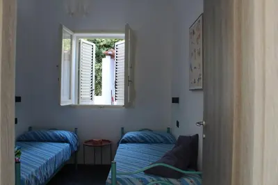 Letto o letti in una camera di Casa Vacanze Zia Mimmia