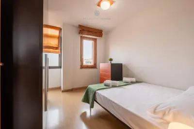 Letto o letti in una camera di Domo Mea