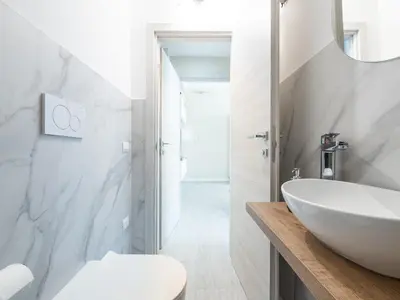 Bagno di Elegante appartamento Cagliari Centro