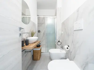 Bagno di Elegante appartamento Cagliari Centro