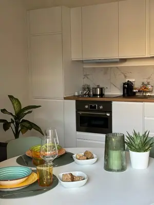 Cucina o angolo cottura di Appartamento moderno e Luminoso Cagliari
