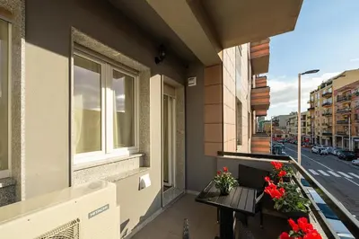 Balcone o terrazza di Appartamento moderno e Luminoso Cagliari