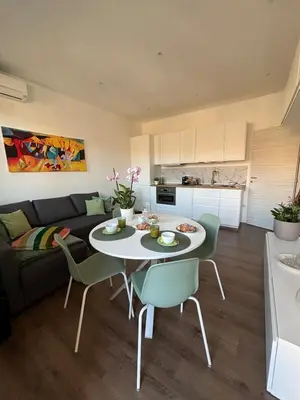 Cucina o angolo cottura di Appartamento moderno e Luminoso Cagliari